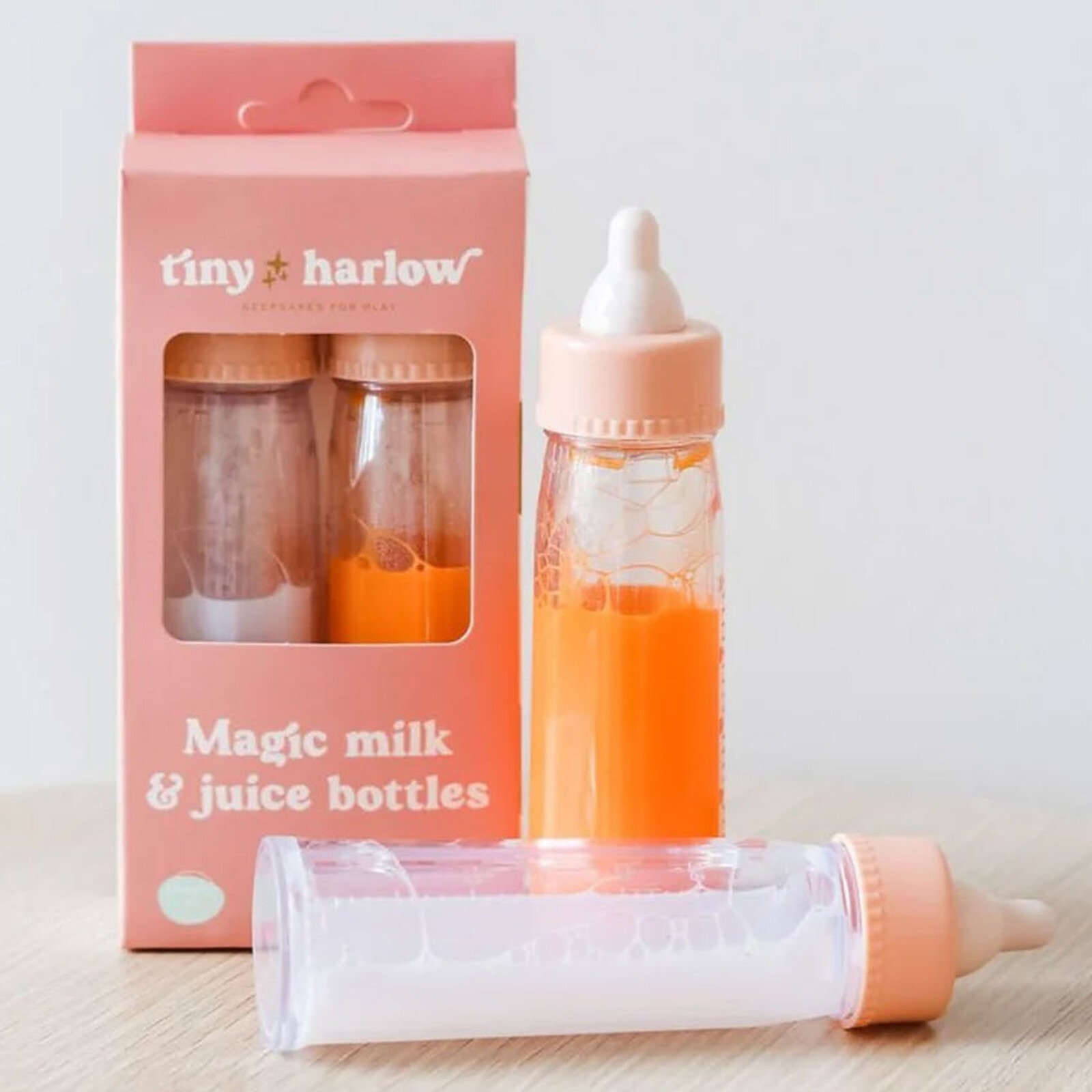 DUO DE BIBERONS MAGIQUES-LAIT ET JUS DE FRUIT