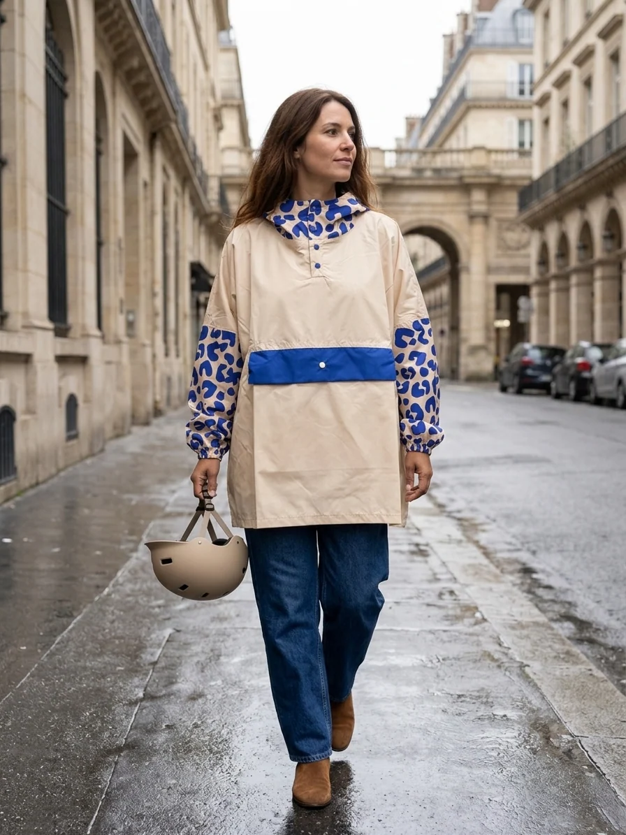 PONCHO BLUE LEO – Image 2
