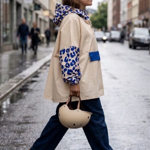 PONCHO BLUE LEO