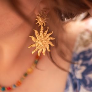 BOUCLES D OREILLES SUN