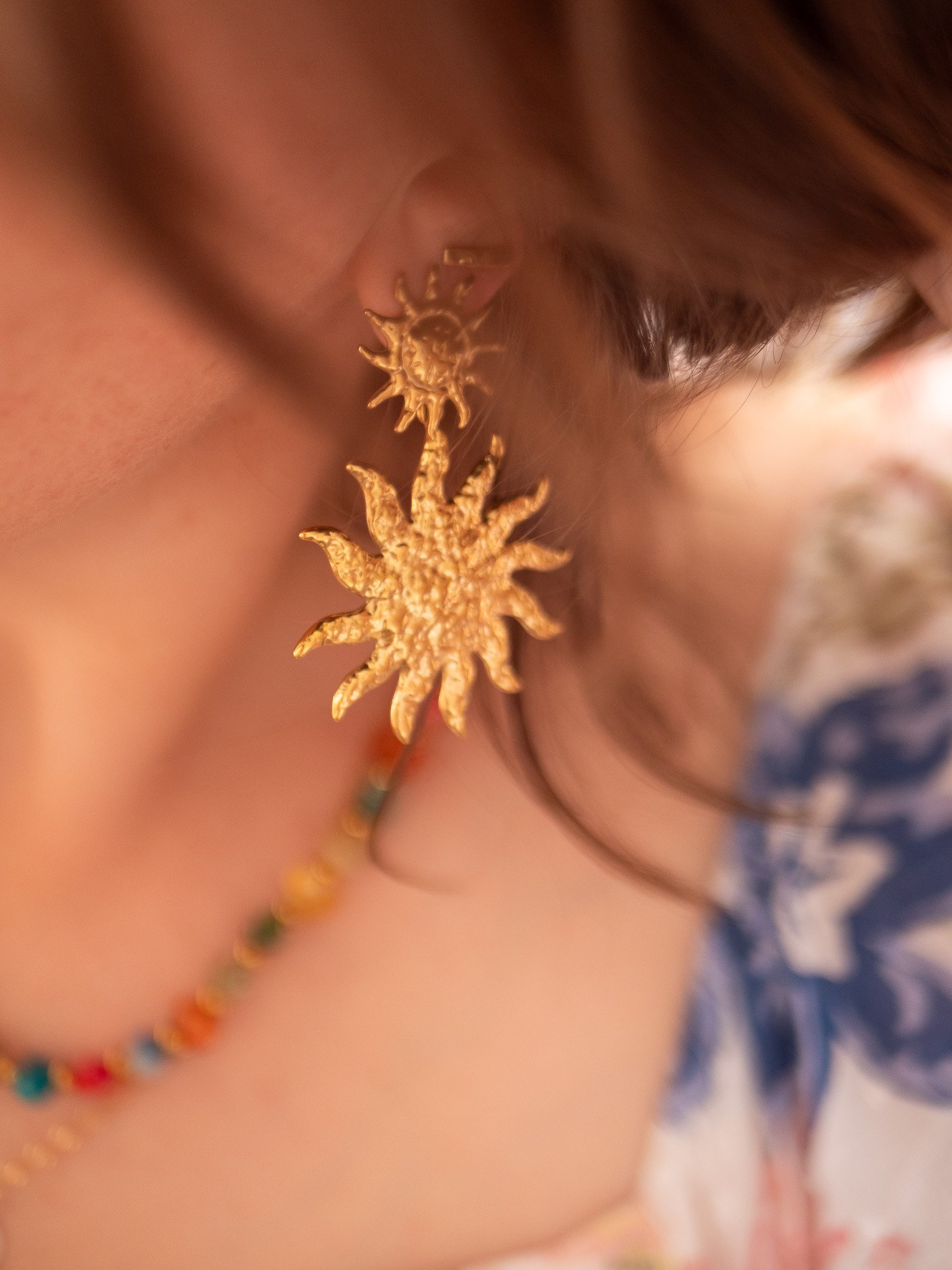 BOUCLES D OREILLES SUN