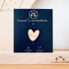 PIN'S EN BOIS - CŒUR PARRAIN