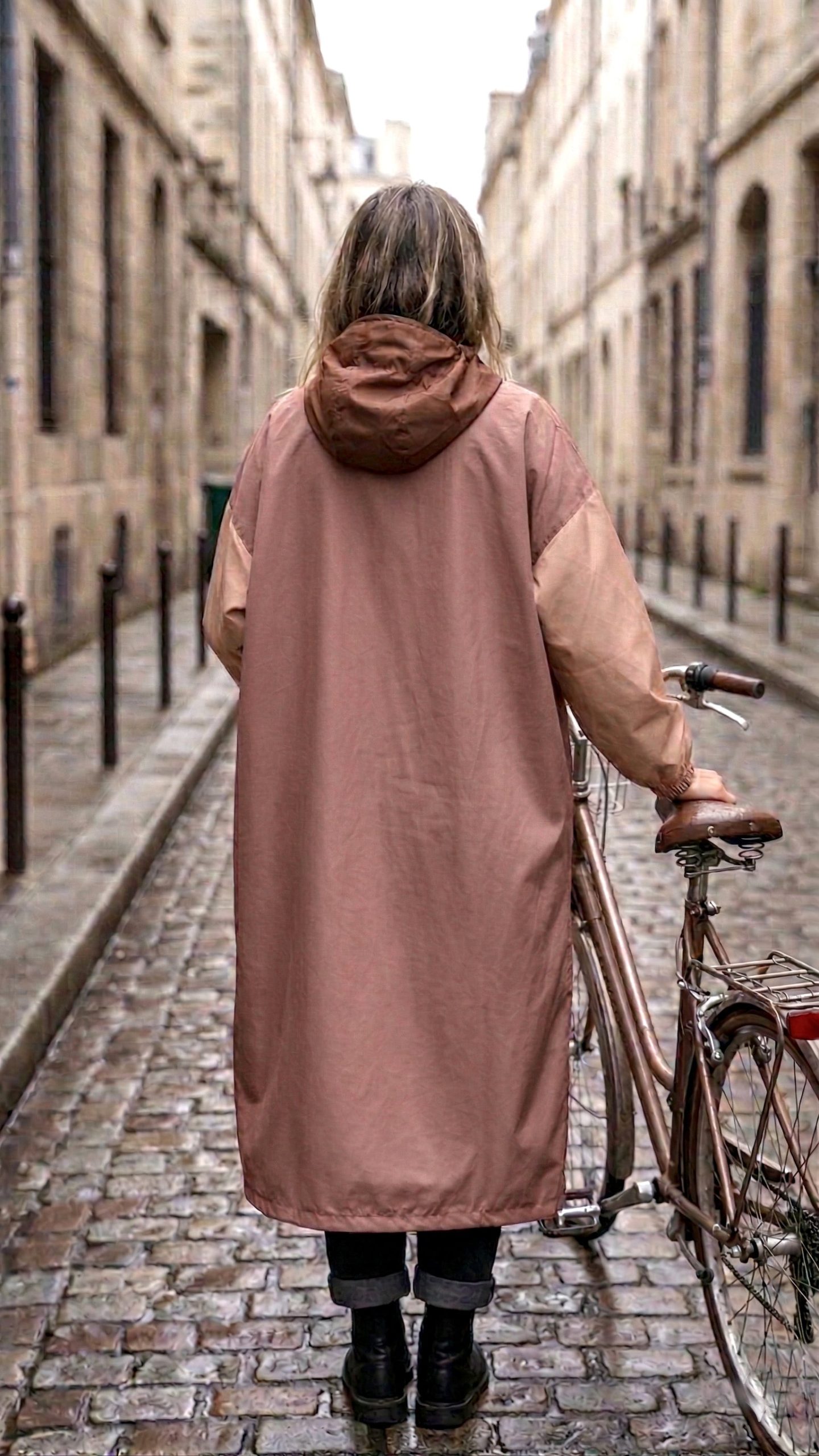 PONCHO BROWN BLUSH