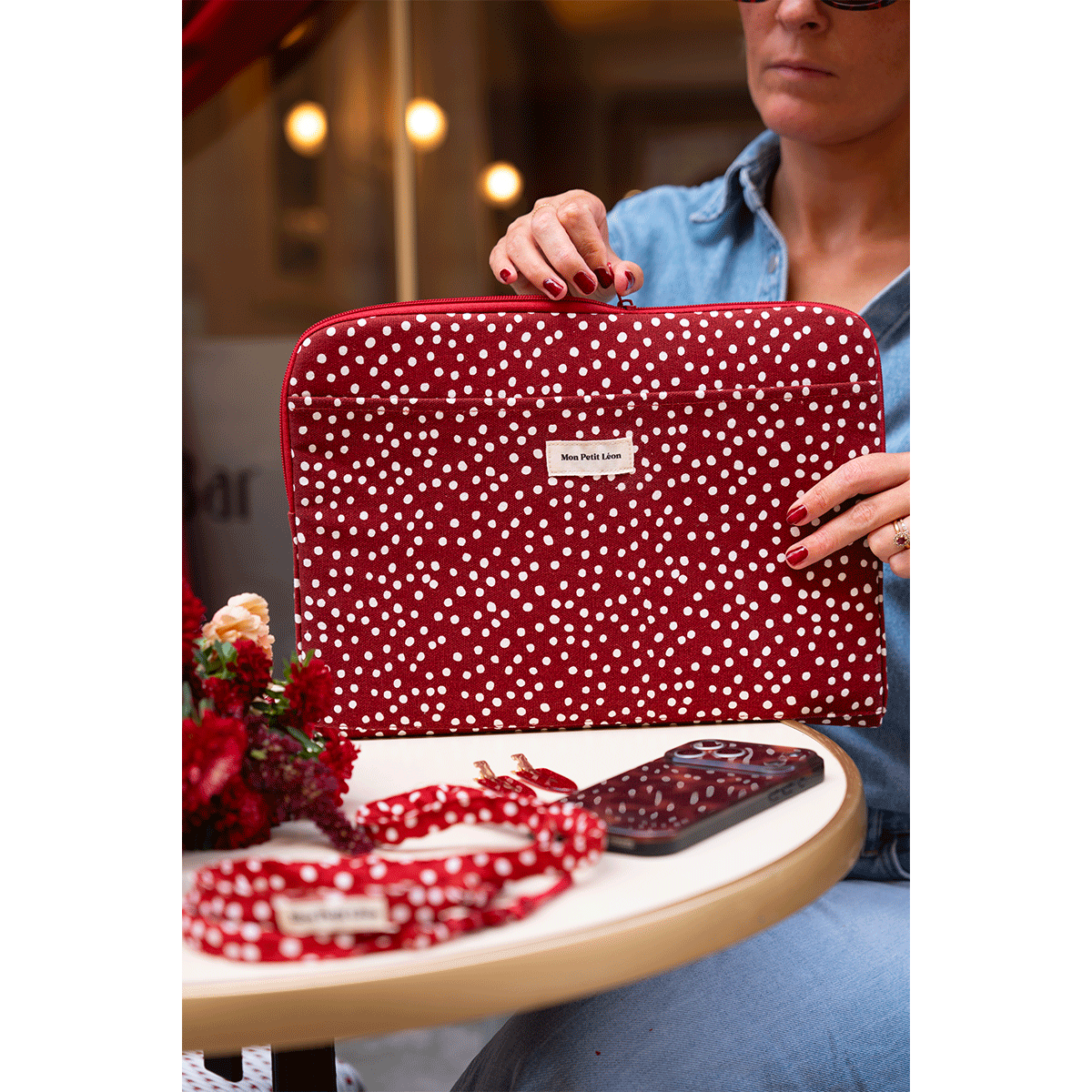 HOUSSE D'ORDINATEUR FAON CHERRY – Image 3
