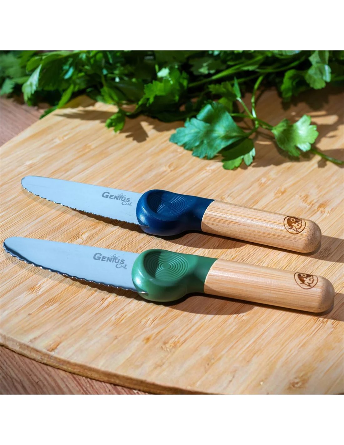 COUTEAU GENIUS MANCHE BOIS