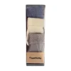 CHAUSSETTES BEBE BLEU/IVOIRE/GRIS