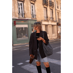 SANGLE DE TELEPHONE BILLIE FAON NOIR – Image 3