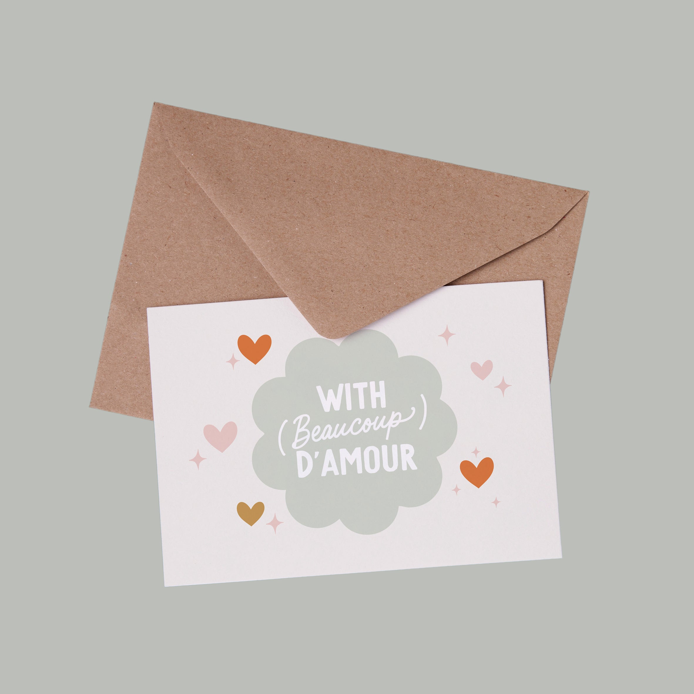 CARTE AVEC BEAUCOUP D AMOUR