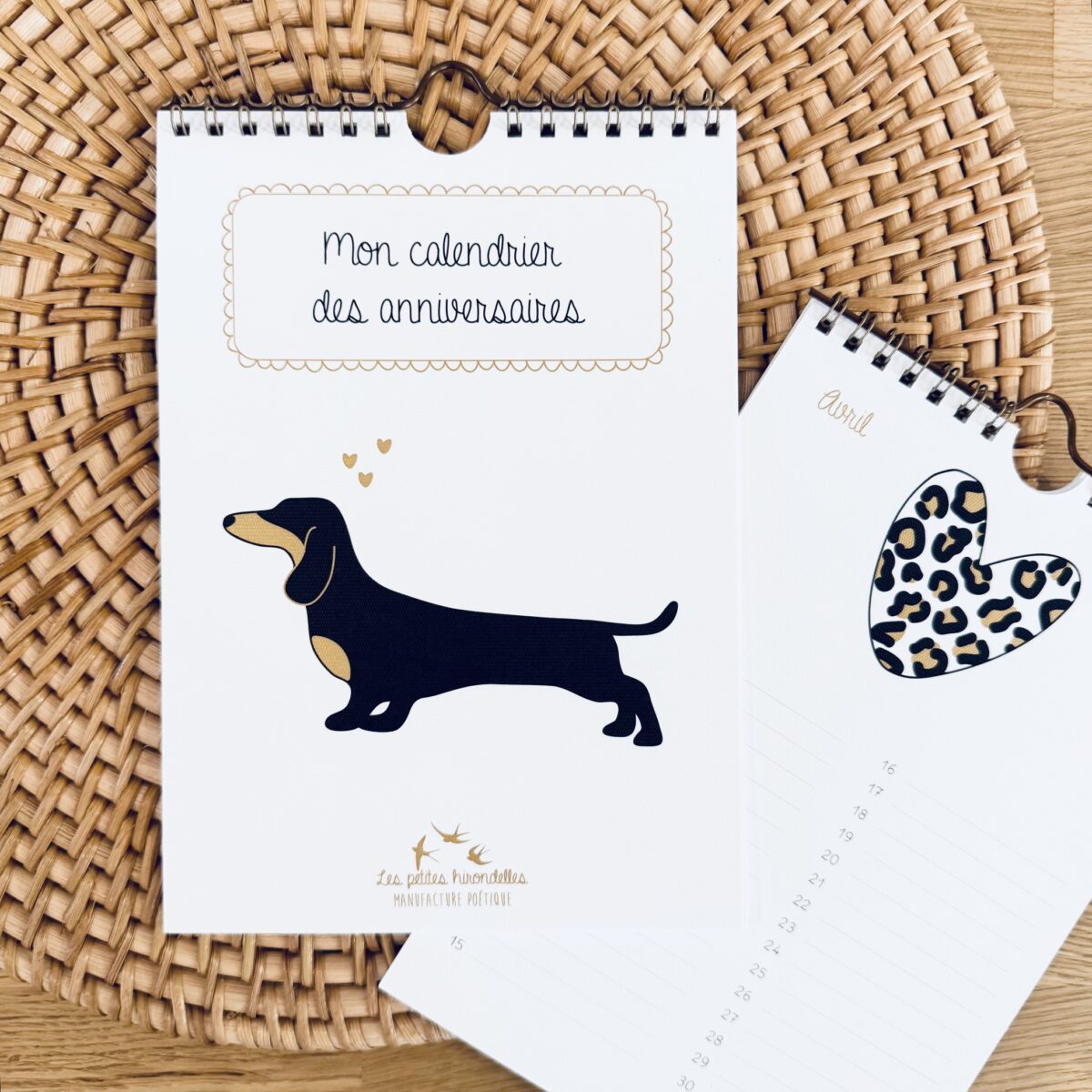 CALENDRIER DES ANNIVERSAIRES POÉTIQUE A5