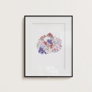 Alternative view of IMPRESSION CAFE FLEURS AVEC FENETRE, PLANTES ET FAUTEUIL A5