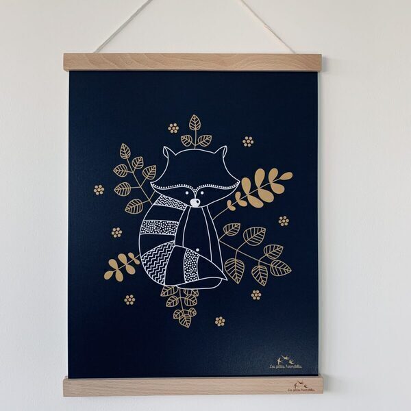 AFFICHE RATON LAVEUR 30X40CM