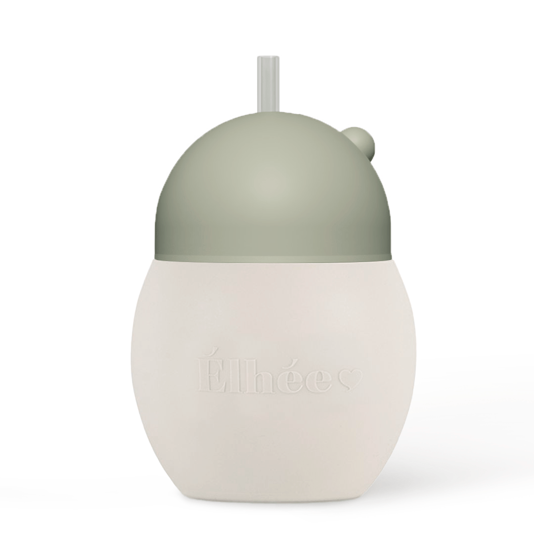 TASSE A PAILLE LESTEE 240ML SAGE – Image 2