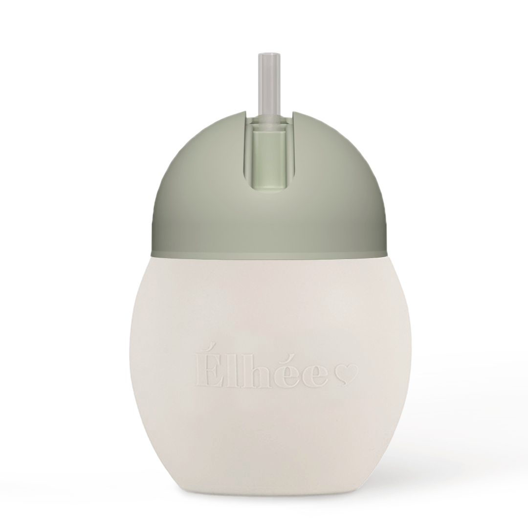 TASSE A PAILLE LESTEE 240ML SAGE